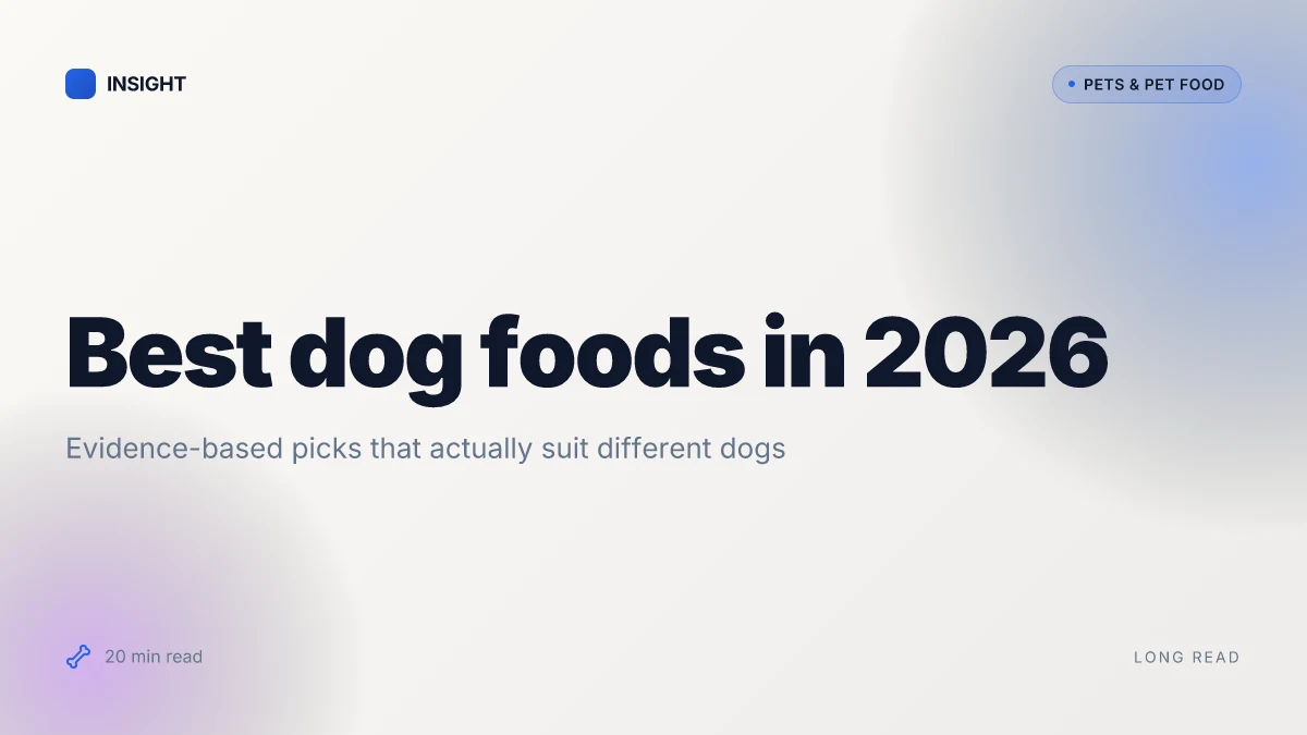 Best dog food in 2026: evidence-based picks that actually suit different dogs