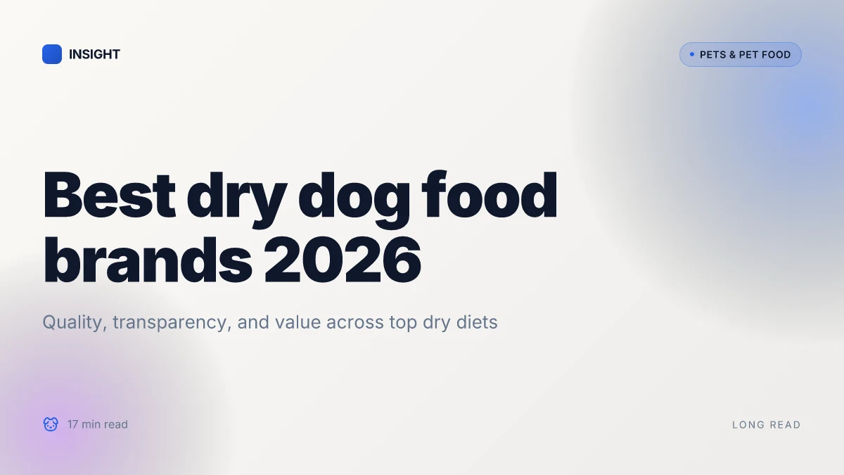 What are the best dry dog food brands in 2026 for quality and value
