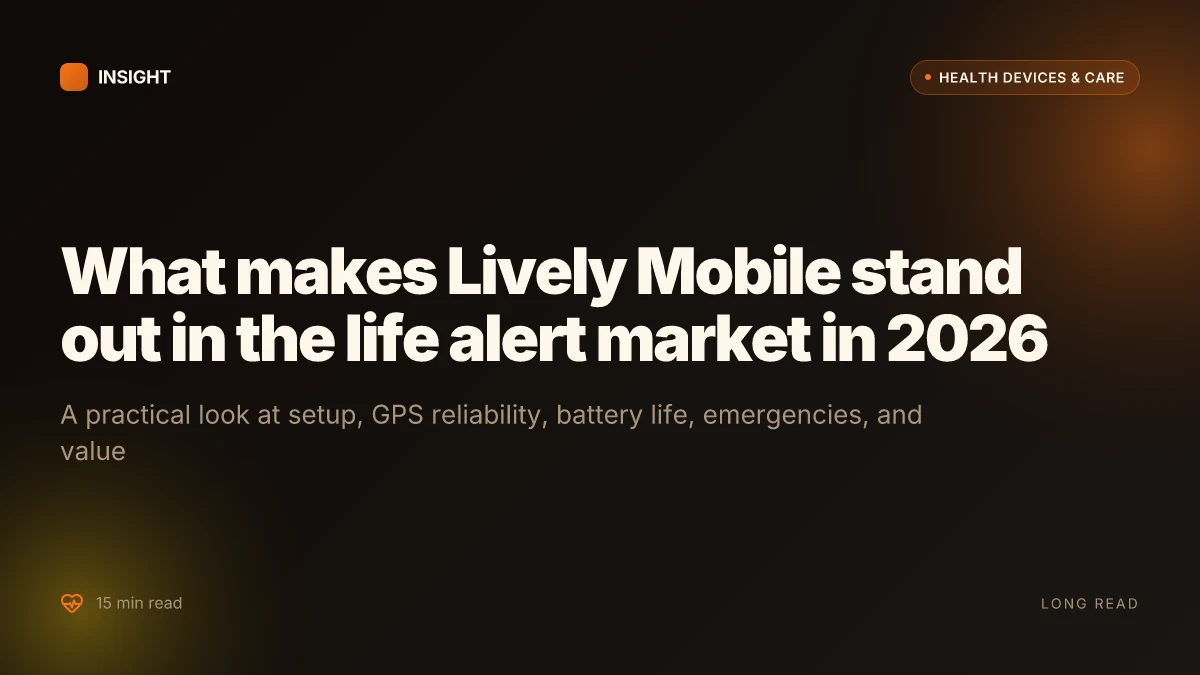 What makes Lively Mobile stand out in the life alert market in 2026